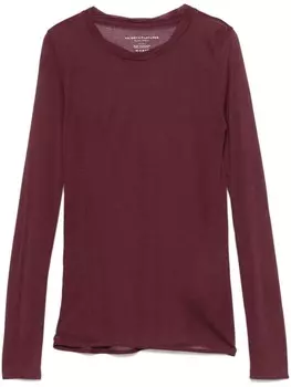 Majestic Filatures прозрачная футболка, красный