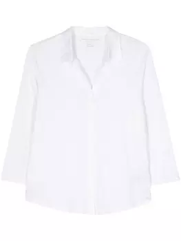 Majestic Filatures рубашка с классическим воротником, белый