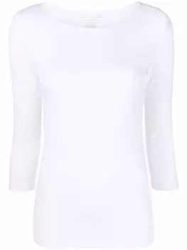 Majestic Filatures топ с укороченными рукавами, белый