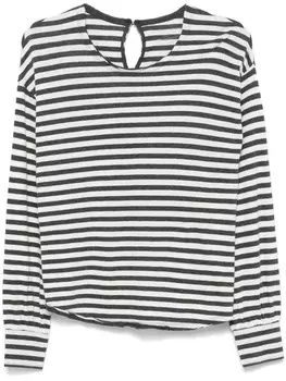 Majestic Filatures топ в полоску, белый