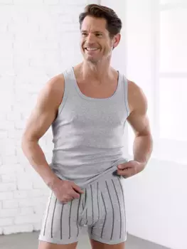 Майка (2 шт.) Wschepur, цвет Grau-Geringelt