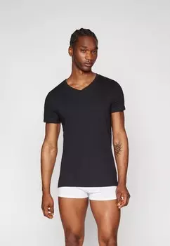 Майка 3 PACK GAP, черный