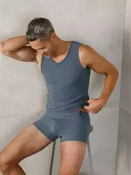 Майка (3 шт.) Wschepur, джинсовый