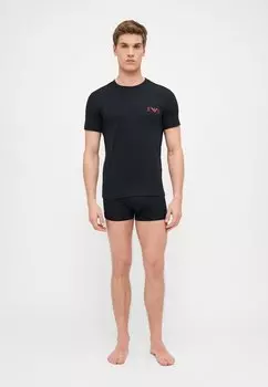 Майка 4 PACK Emporio Armani, черный