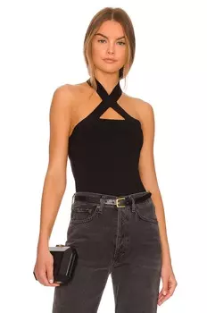 Майка 525 Halter Cut Out, черный