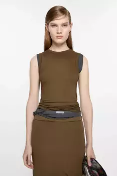 Майка Acne Studios, Mud Brown