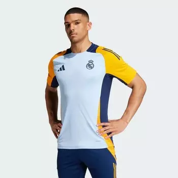 Майка Adidas, цвет blau/orange/navyblau