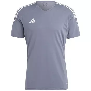 Майка Adidas, цвет grau/knigliches lila/weiss