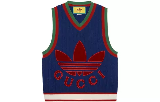 Майка Adidas Originals X ADIDAS унисекс синий Gucci, синий