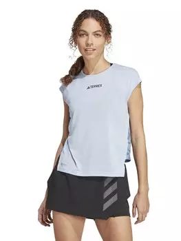 Майка Adidas Performance Terrex Agravic Pro Trail Running Top, синий