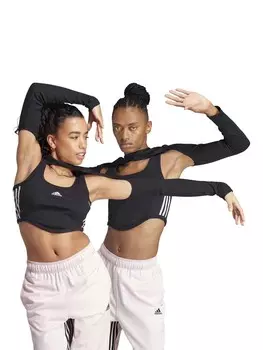 Майка Adidas Sportswear Dance 3-Stripes, черный
