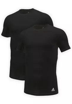 Майка Adidas Sportswear/Shirt Kurzarm Active Flex Cotton 3 Stripes, черный