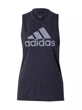 Майка ADIDAS SPORTSWEAR Sports Top Future Icons Winners 3.0, цвет dark blue/mottled blue