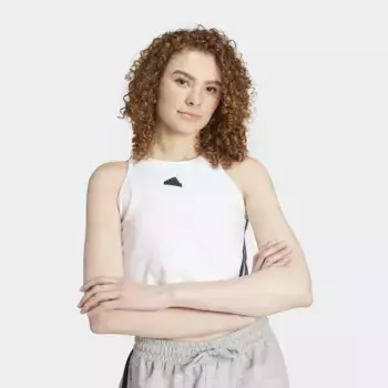 Майка Adidas Sportswear "W FI 3S TANK", белый