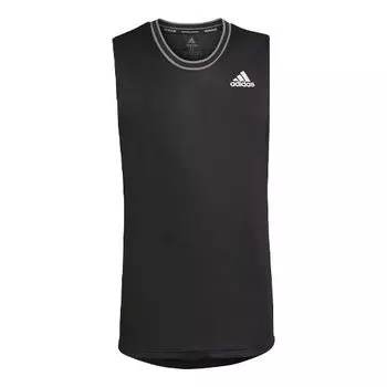 Майка adidas T Sleeveless Pb Tennis Training Sports Vest Black, черный
