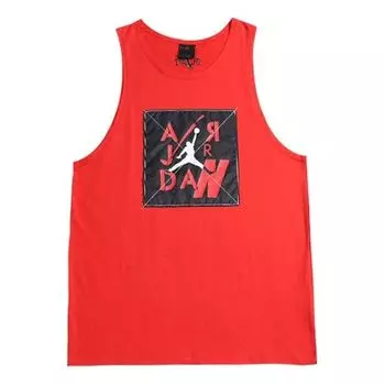 Майка Air Jordan Sports Training Basketball Vest Red, красный