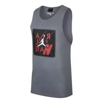 Майка Air Jordan Sports Training Basketball Vest Iron gray, серый