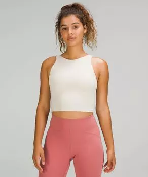 Майка Align с высоким воротником Lululemon, слоновая кость
