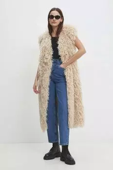 Майка Answear Lab, бежевый