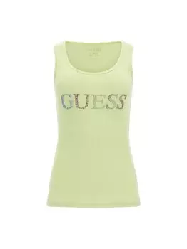 Майка аутентичная Guess, зеленый