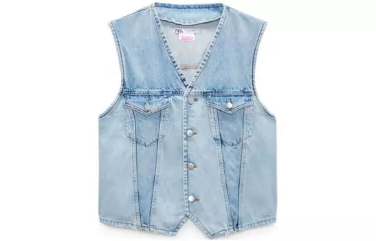 Майка Barbie X Barbie Cobrand для мужчин, синий Zara, синий