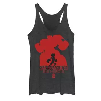 Майка Baymax Shadow с графическим изображением Disney's Big Hero 6 The Series для юниоров Licensed Character
