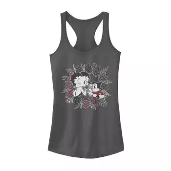 Майка Betty Boop Wiking Пасхальные яйца для юниоров с гоночной спиной Licensed Character