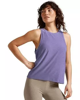 Майка Beyond Yoga Featherweight Rebalance Tank, цвет Indigo Heather