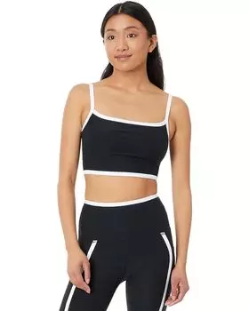 Майка Beyond Yoga Spacedye New Moves High Cropped Tank, цвет Darkest Night/Cloud White