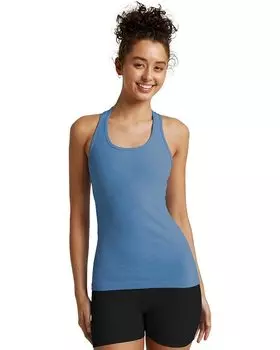 Майка Beyond Yoga Spacedye Step Up Racerback Tank, цвет Sky Blue Heather