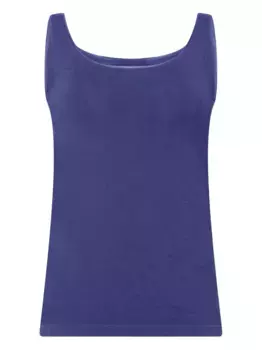 Майка без рукавов с круглым вырезом Wolford, синий