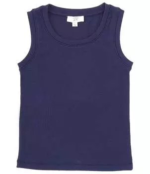 Майка без рукавов в рубчик A Loves A Big Girls 7–16, синий