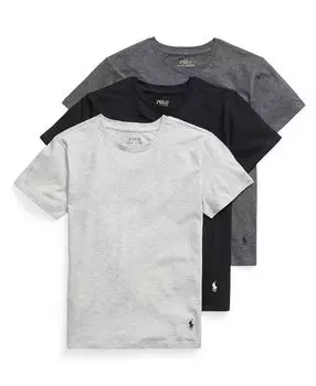 Майка Big Boys с круглым вырезом, комплект из 3 предметов Polo Ralph Lauren