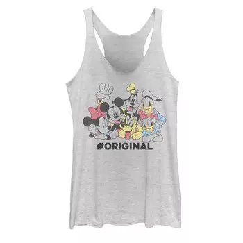 Майка-борцовка для юниоров Disney's Mickey Mouse & Friends #Original Groupshot Licensed Character, цвет White Heather