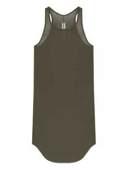 Майка-борцовка Rick Owens в рубчик, нейтральный