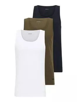 Майка BOSS Classic, цвет Navy/Khaki/White