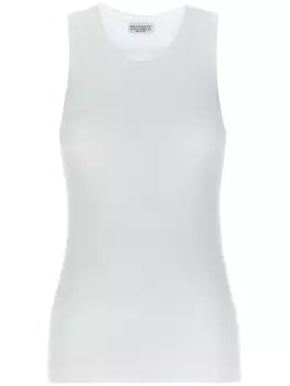Майка Brunello Cucinelli Monili с цепочкой, белый