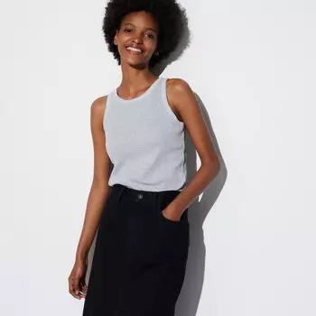 Майка-бюстгальтер Uniqlo, серый