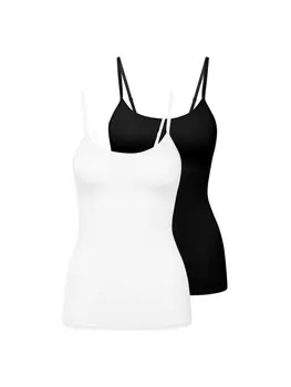 Майка Calida 2er Pack, белый/черный