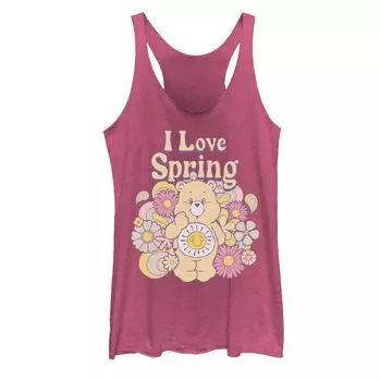 Майка Care Bears Funshine Bear для юниоров Spring of Love с гоночной спиной Licensed Character
