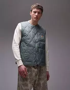 Майка Carhartt WIP Skyton зеленого цвета