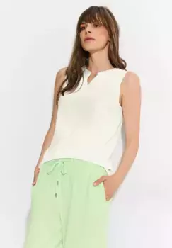 Майка Cecil, однотонная, белый