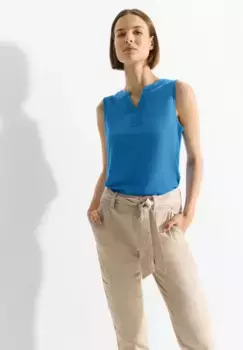 Майка Cecil, однотонная, синий