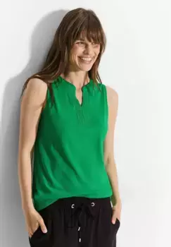 Майка Cecil, однотонная, зеленый