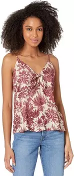 Майка Chaser Heirloom Gauze Flouncy Tie Front Cami, цвет Vintage Tapestry