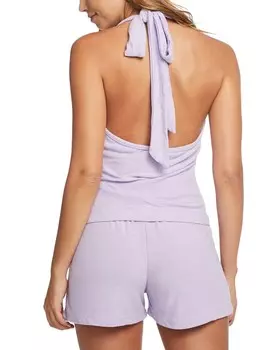 Майка Chaser Terry с завязкой спереди, фиолетовый