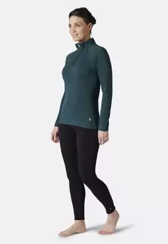 Майка CLASSIC THERMAL MERINO BASE LAYER 1/4 ZIP Smartwool, светло-голубой