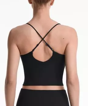 Майка Comfortlux с регулируемыми бретельками Oysho, черный