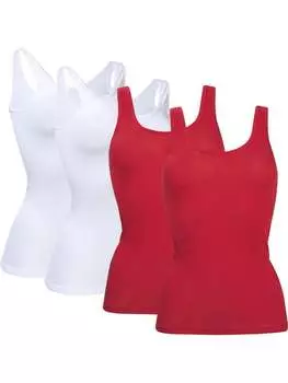 Майка Con-ta, цвет wei/rot