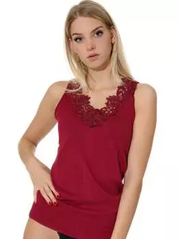 Майка Cotton Prime, бордо